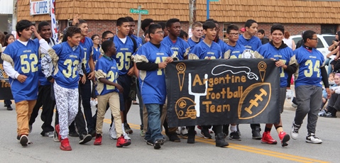 Scenes from the Silver City Day Parade today on Strong Avenue in Kansas City, Kan. (Photo by Steve Rupert)