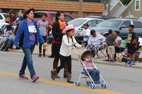 Scenes from the Silver City Day Parade today on Strong Avenue in Kansas City, Kan. (Photo by Steve Rupert)