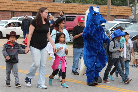 Scenes from the Silver City Day Parade today on Strong Avenue in Kansas City, Kan. (Photo by Steve Rupert)