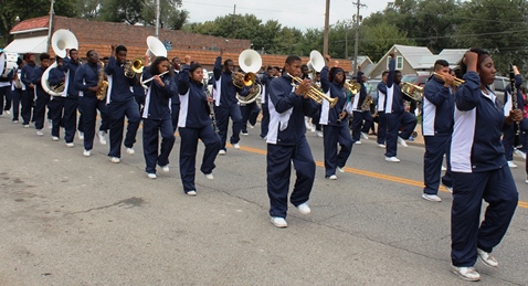 Scenes from the Silver City Day Parade today on Strong Avenue in Kansas City, Kan. (Photo by Steve Rupert)