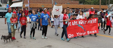 Scenes from the Silver City Day Parade today on Strong Avenue in Kansas City, Kan. (Photo by Steve Rupert)