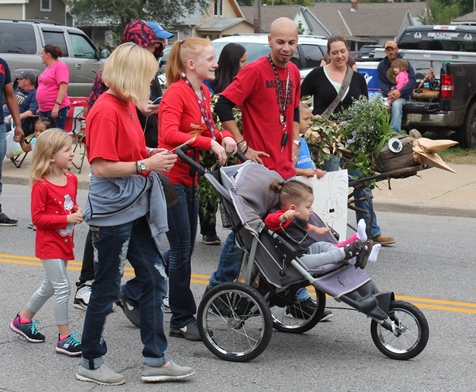 Scenes from the Silver City Day Parade today on Strong Avenue in Kansas City, Kan. (Photo by Steve Rupert)