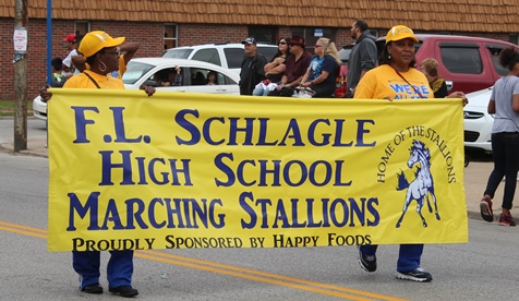 Scenes from the Silver City Day Parade today on Strong Avenue in Kansas City, Kan. (Photo by Steve Rupert)