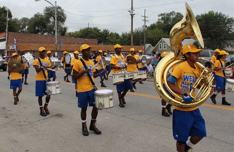 Scenes from the Silver City Day Parade today on Strong Avenue in Kansas City, Kan. (Photo by Steve Rupert)