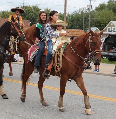 Scenes from the Silver City Day Parade today on Strong Avenue in Kansas City, Kan. (Photo by Steve Rupert)