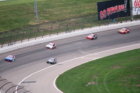 Racing action from the NASCAR XFINITY Series Kansas Lottery 300 race Saturday at the Kansas Speedway in Kansas City, Kan. (Fan photo)