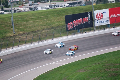 Racing action from the NASCAR XFINITY Series Kansas Lottery 300 race Saturday at the Kansas Speedway in Kansas City, Kan. (Fan photo)