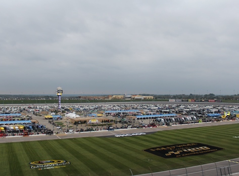 Racing action from the NASCAR XFINITY Series Kansas Lottery 300 race Saturday at the Kansas Speedway in Kansas City, Kan. (Fan photo)