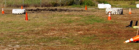 An obstacle course has been set up for the wife-carry competition around 2:15 p.m. Saturday at Lakeside Speedway, at the Reola Grant Center “Cops, Cars, Bike Show and Wife Carry (Fireman’s Challenge)." (Staff photo)