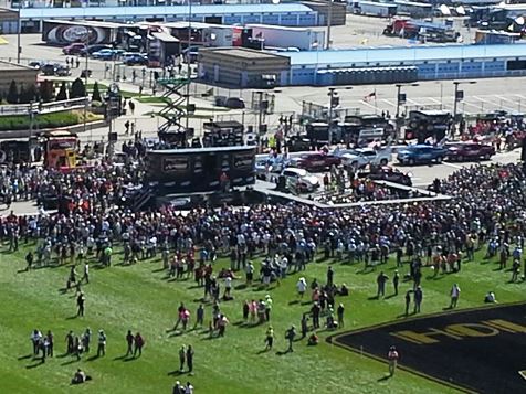 Sprint Cup race at the Kansas Speedway