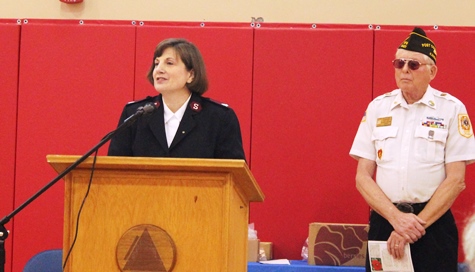 Scenes from the Wyandotte County Veterans Day Commemoration on Nov. 5 at the Salvation Army Harbor Light Village, 6723 State Ave., Kansas City, Kan. (Photo by Steve Rupert)