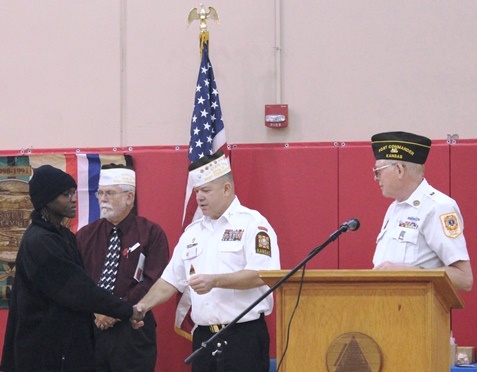  Scenes from the Wyandotte County Veterans Day Commemoration on Nov. 5 at the Salvation Army Harbor Light Village, 6723 State Ave., Kansas City, Kan. (Photo by Steve Rupert) 