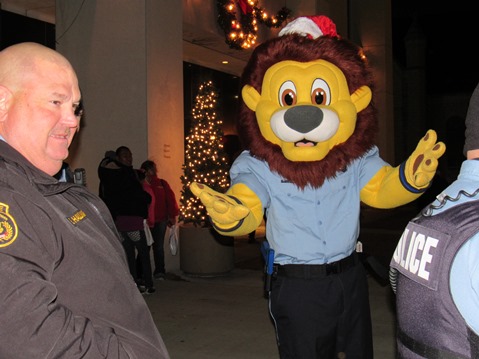 More scenes from the holiday lighting ceremony Friday night at Kansas City, Kan., City Hall. (Staff photo by Mary Rupert)