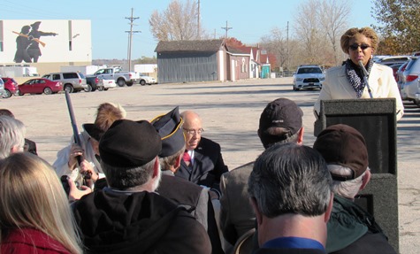 Commissioner Gayle Townsend pointed out the economic benefits from trail users. (Staff photo by Mary Rupert)