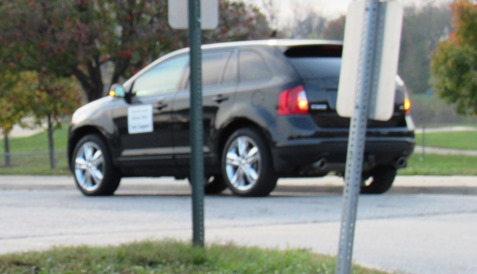 A Wyandotte County Election Office tech support van was parked outside the Eisenhower Recreation Center polling place this morning at 2901 N. 72nd St., Kansas City, Kan.