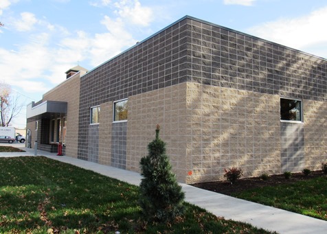 The new Cross-Lines building is at Shawnee Avenue and South Coy in Kansas City, Kan. (Staff photo by Mary Rupert)