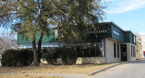 The existing Cross-Lines thrift store is at South 7th and Shawnee Avenue in Kansas City, Kan. The thrift store will be moving to the new building to the west. (Staff photo by Mary Rupert)