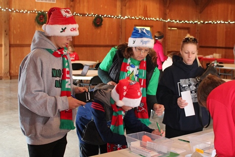 More scenes from Santa Express 5K and Reindeer Route, as well as visits to Santa Claus, and other holiday activities on Saturday at the National Agricultural Center and Hall of Fame, Bonner Springs. The run was on Saturday. More visits with Santa Claus are scheduled from 10 a.m. to 2 p.m. Sunday, Dec. 4, Saturday, Dec. 10, and Sunday, Dec. 11, at the Ag Hall, 126th and State Avenue, Bonner Springs. For more information, visit http://www.aghalloffame.com. (Photo by Steve Rupert)