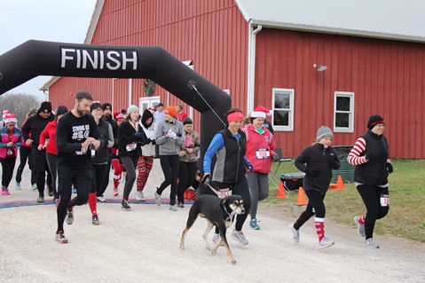 More scenes from Santa Express 5K and Reindeer Route, as well as visits to Santa Claus, and other holiday activities on Saturday at the National Agricultural Center and Hall of Fame, Bonner Springs. The run was on Saturday. More visits with Santa Claus are scheduled from 10 a.m. to 2 p.m. Sunday, Dec. 4, Saturday, Dec. 10, and Sunday, Dec. 11, at the Ag Hall, 126th and State Avenue, Bonner Springs. For more information, visit http://www.aghalloffame.com. (Photo by Steve Rupert)